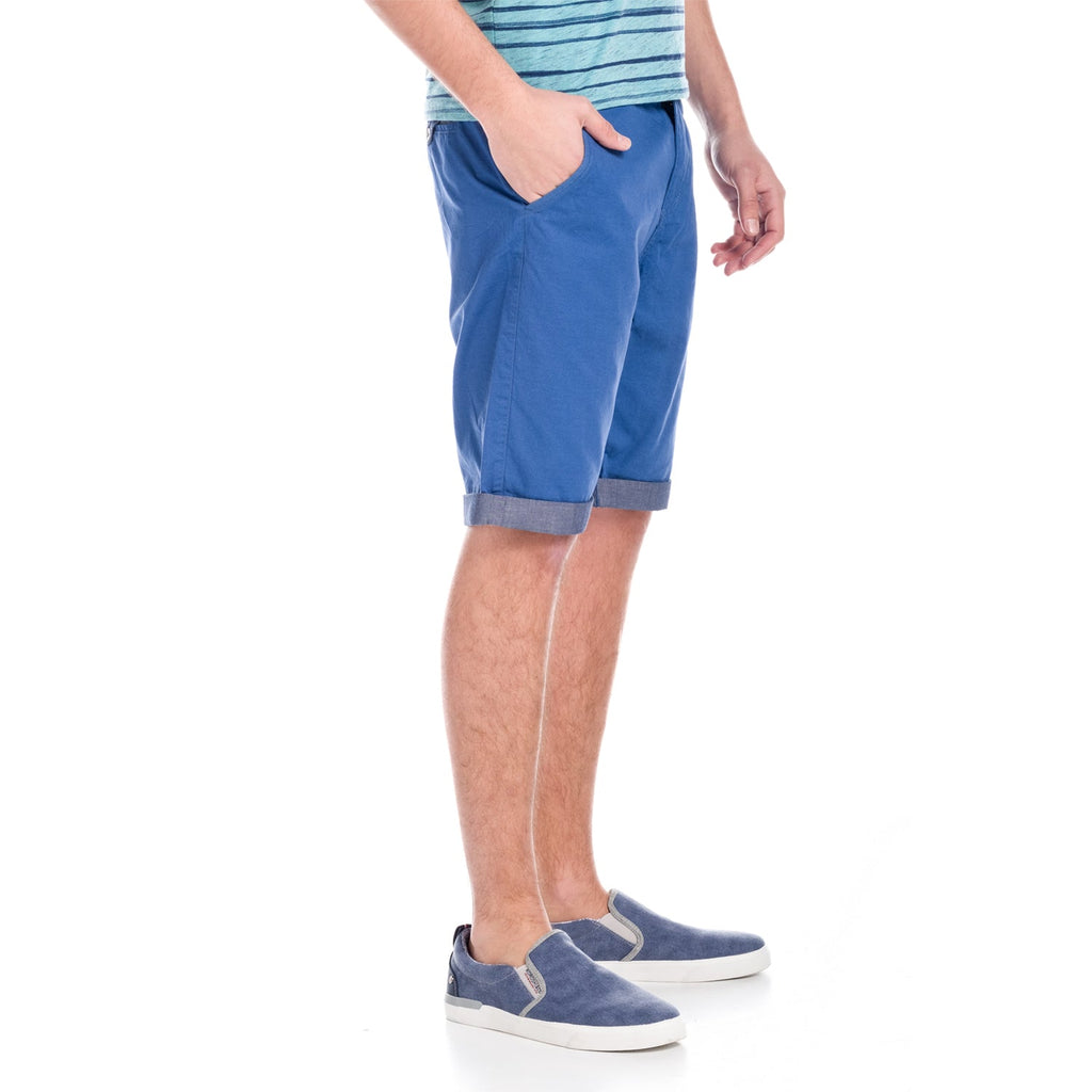 Pantalón Corto Hombre Chino Vuelta Denim – Koroshi 1811PS06