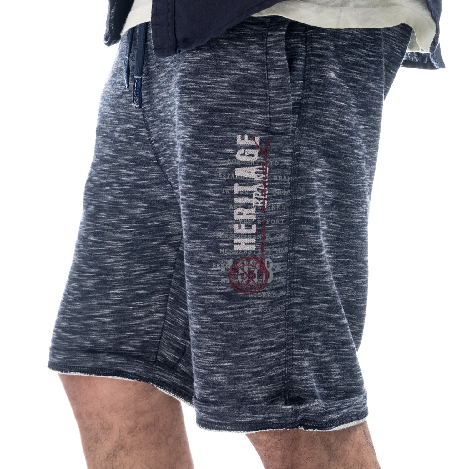 Pantalón Corto Jogging Felpa Jaspeado Hombre – Koroshi 1811PS100