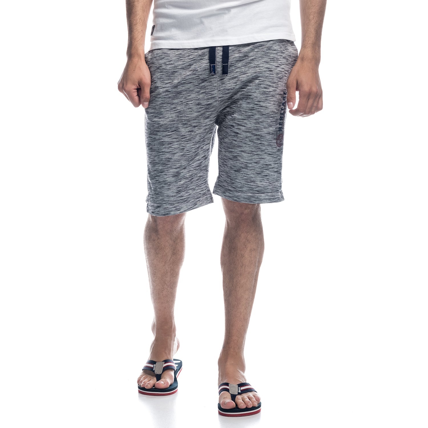 Pantalón Corto Jogging Felpa Jaspeado Hombre – Koroshi 1811PS100