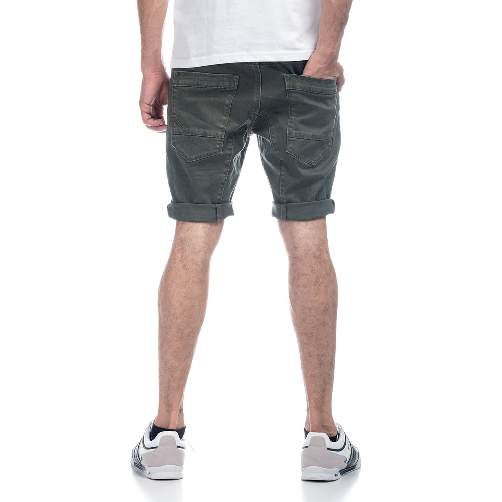 Bermuda Hombre Cargo Algodón Detalle Camuflaje – Koroshi Kaki