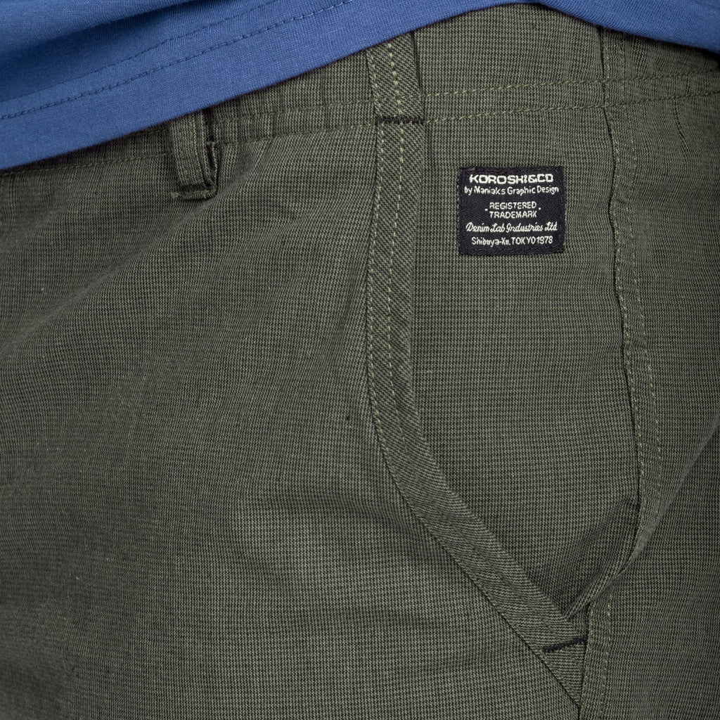 Bermuda Hombre Chino Algodón Micro Cuadros – Koroshi 1811PS16