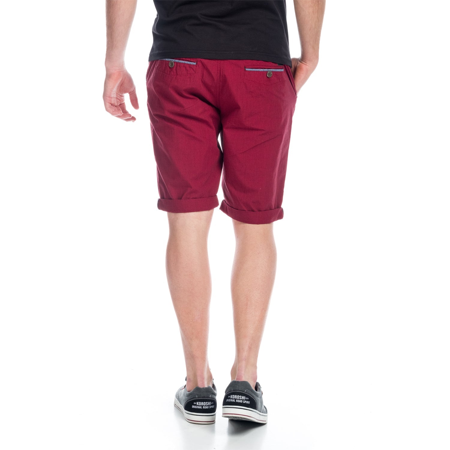 Bermuda Hombre Chino Algodón Micro Cuadros – Koroshi 1811PS16