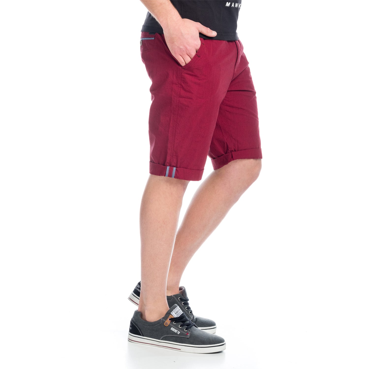 Bermuda Hombre Chino Algodón Micro Cuadros – Koroshi 1811PS16