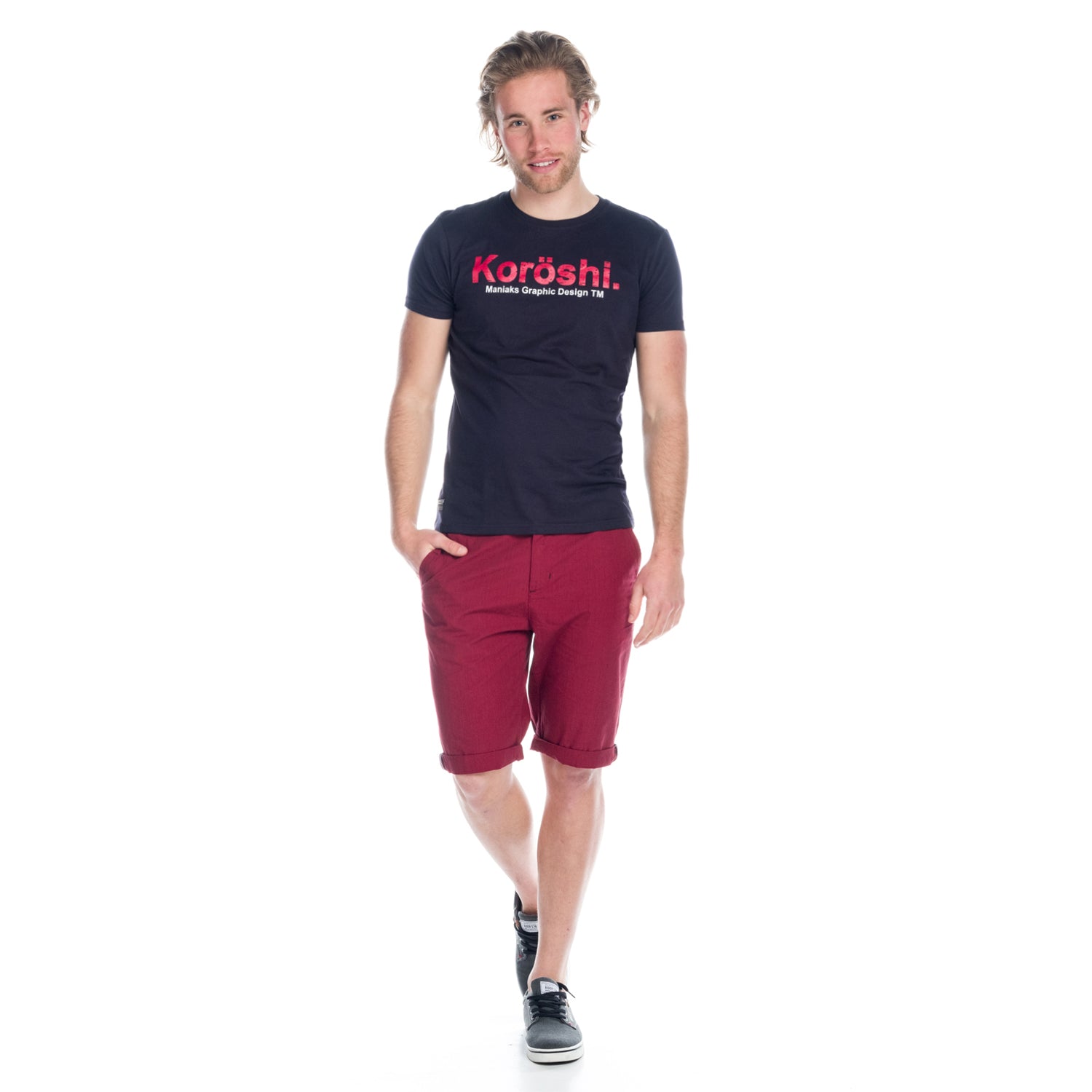 Bermuda Hombre Chino Algodón Micro Cuadros – Koroshi 1811PS16
