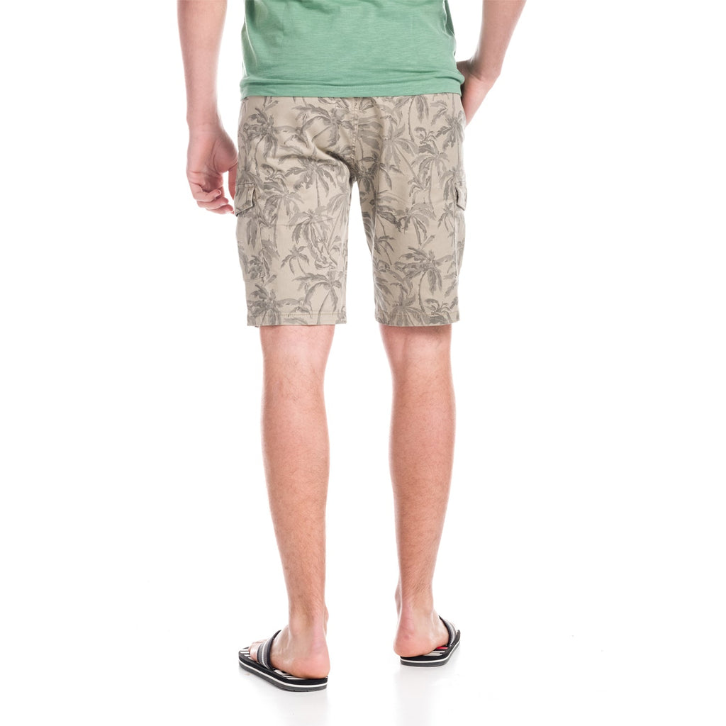 Bermuda Hombre Cargo Estampado Palmeras Algodón – Koroshi 1811PS20