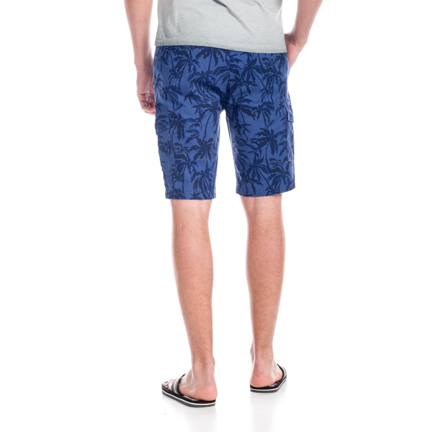 Bermuda Hombre Cargo Estampado Palmeras Algodón – Koroshi 1811PS20
