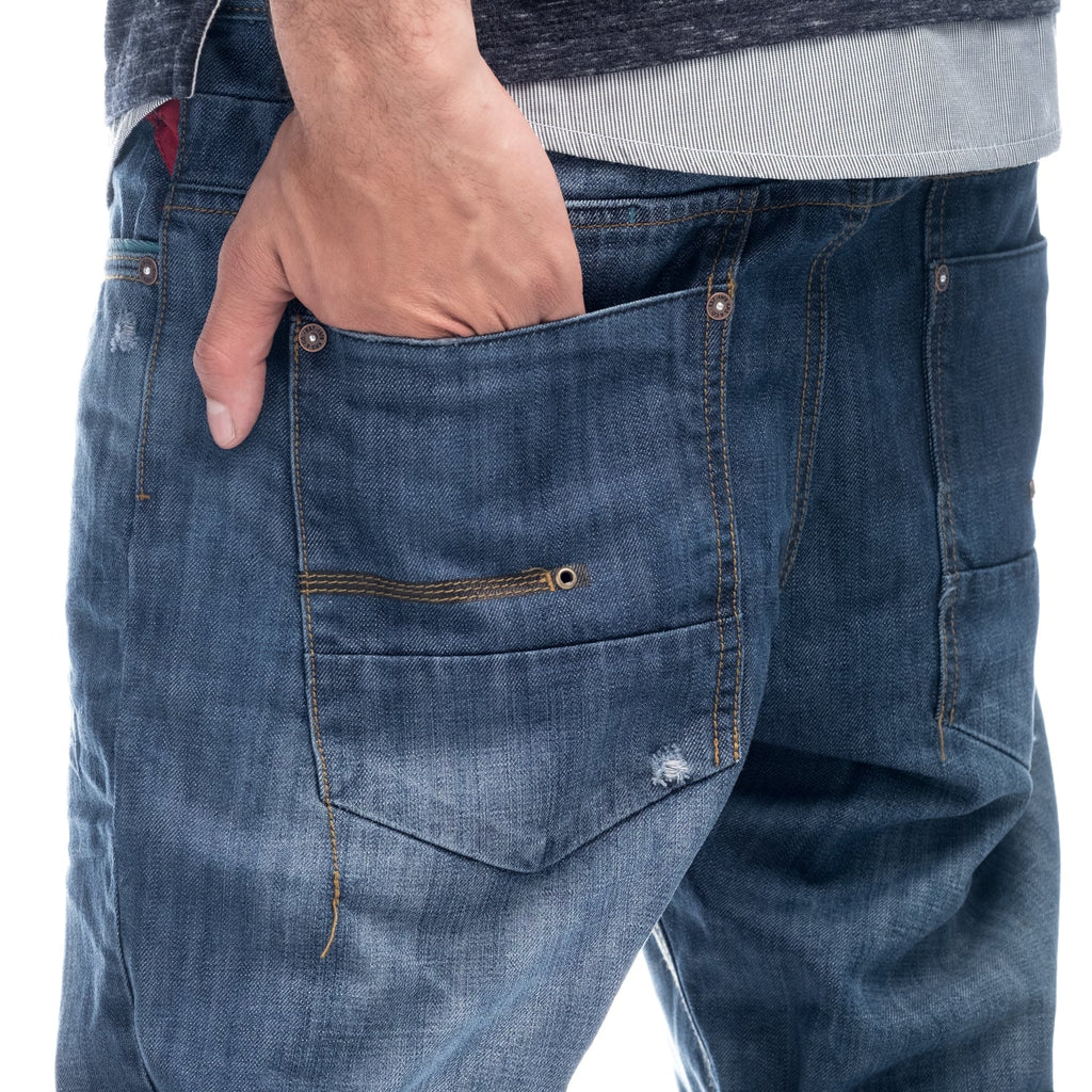 Bermuda Hombre Denim Relaxed Vuelta a Contraste – Koroshi 1811PS37