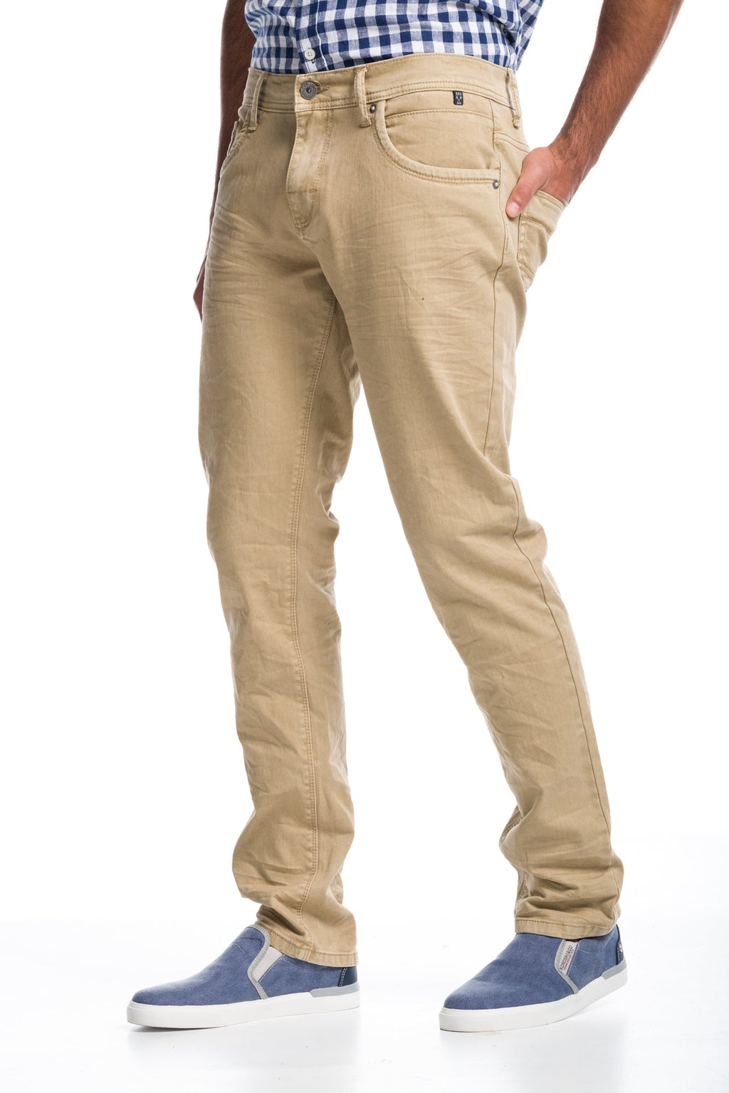 Pantalón Denim Stretch Hombre Corte Regular – Koroshi 1811PT01