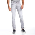Pantalón Vaquero Hombre Slim Desgastado – Koroshi Gris Denim