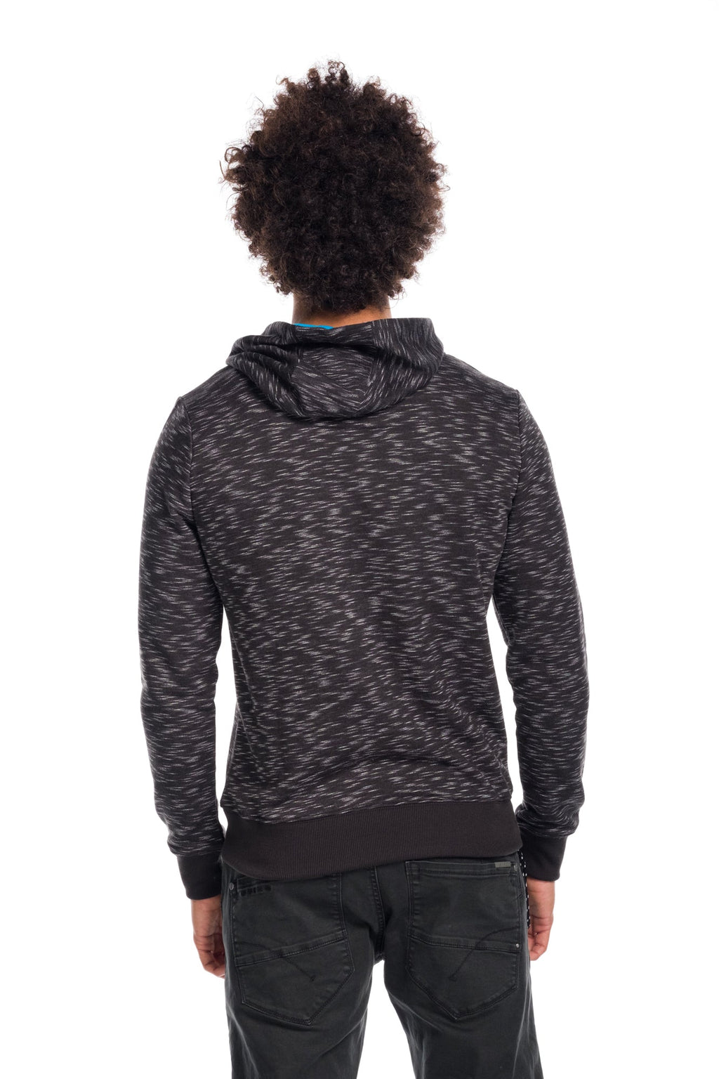 Sudadera con Capucha Hombre Felpa Jaspeada – Koroshi 1811SU15