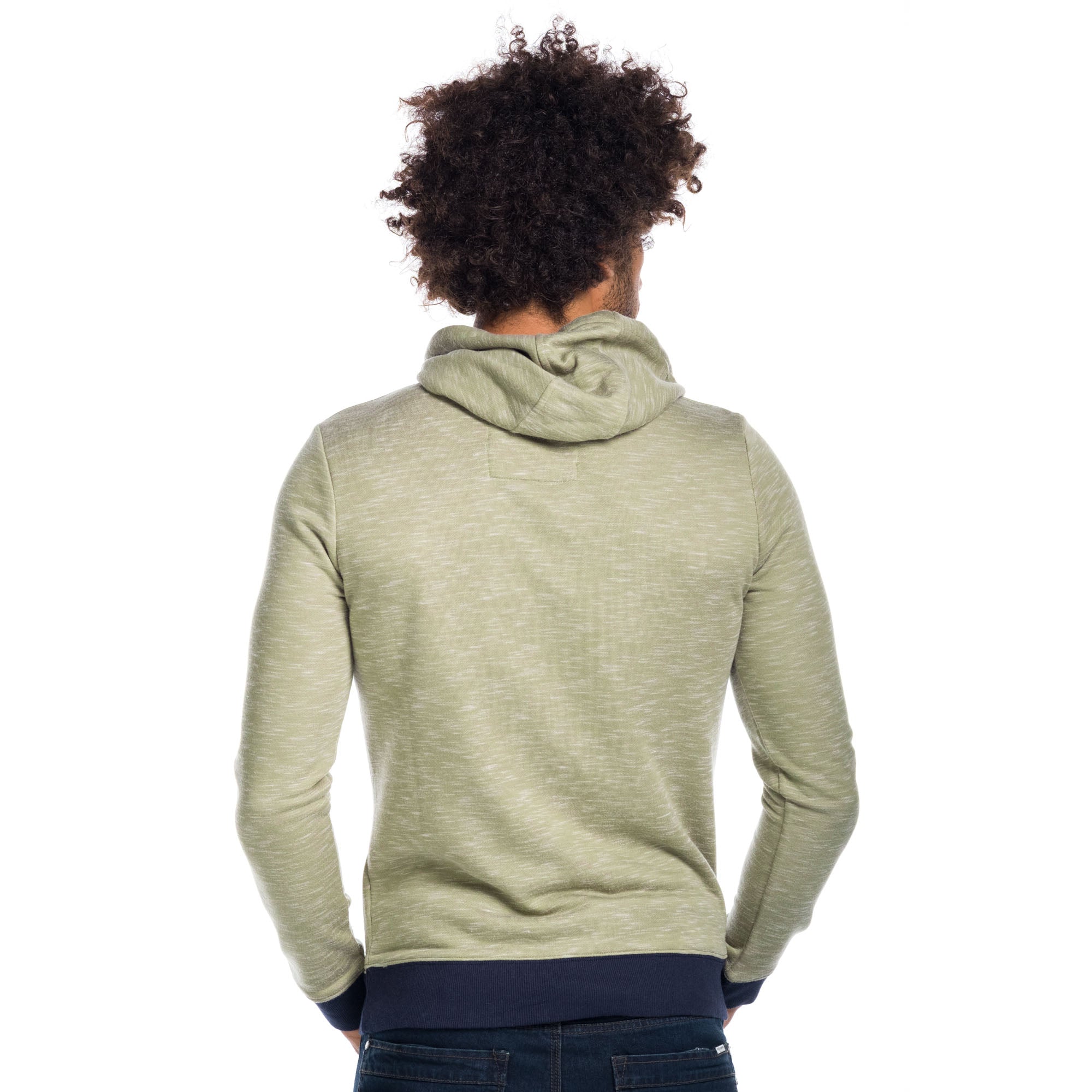 Sudadera con Capucha Hombre Felpa Jaspeada – Koroshi 1811SU15