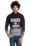 Jersey Hombre Punto Cuello Chimenea Degradado con Letras – Koroshi 1811TR07