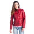Chaqueta Cazadora Efecto Piel Cuello Mao Animal Print Mujer – Koroshi 1812JA78
