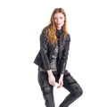 Chaqueta Efecto Piel Mujer Cuello Mao – Koroshi 1812JA91