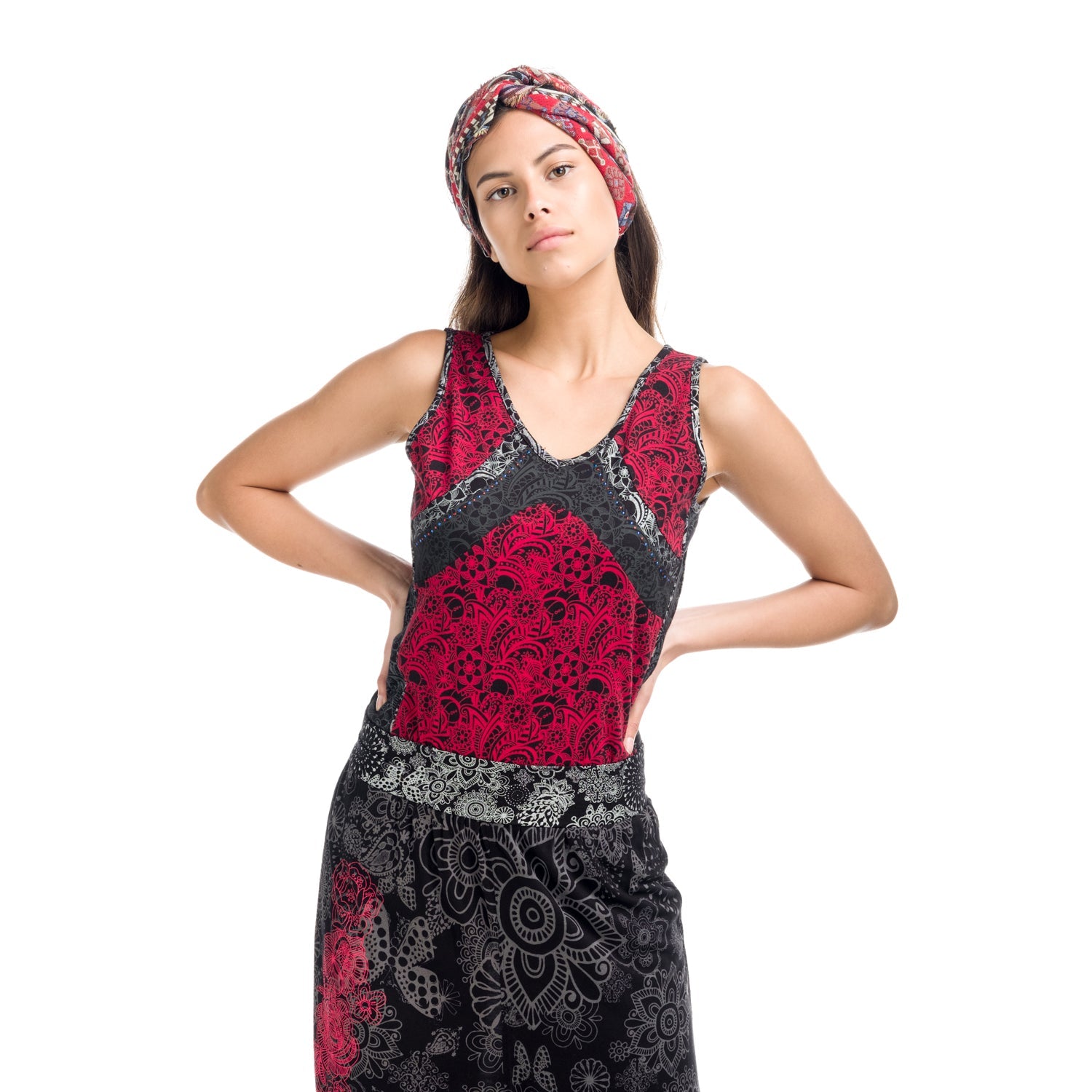Top Tirantes Estampado Mujer – Koroshi 1812TP18