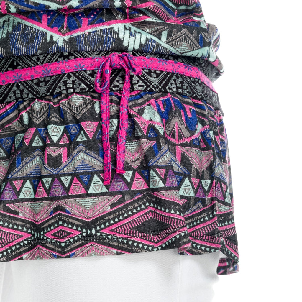 Top Tirantes Mujer Estampado Étnico Corte Cadera – Koroshi 1812TP60