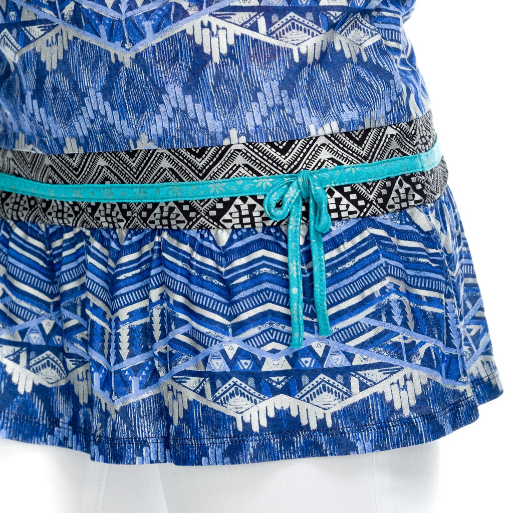 Top Tirantes Mujer Estampado Étnico Corte Cadera – Koroshi 1812TP60