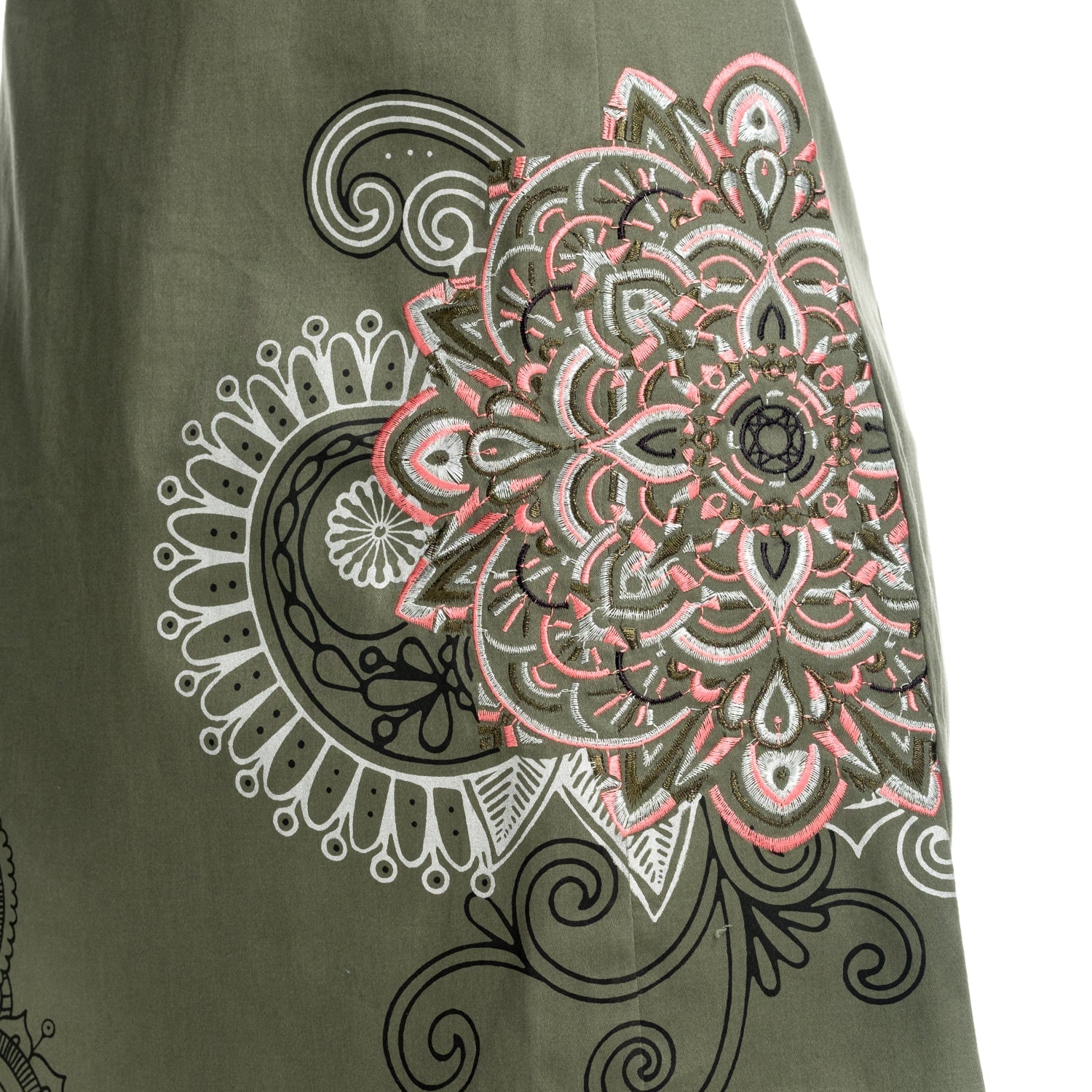 Vestido Mujer Sin Mangas Bordado Escote Pico – Koroshi 1812VS02