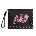 Bolso tipo ante  bordado mujer