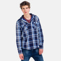 Sobrecamisa Hombre Cuadros con Capucha Algodón – Koroshi 1821CL59
