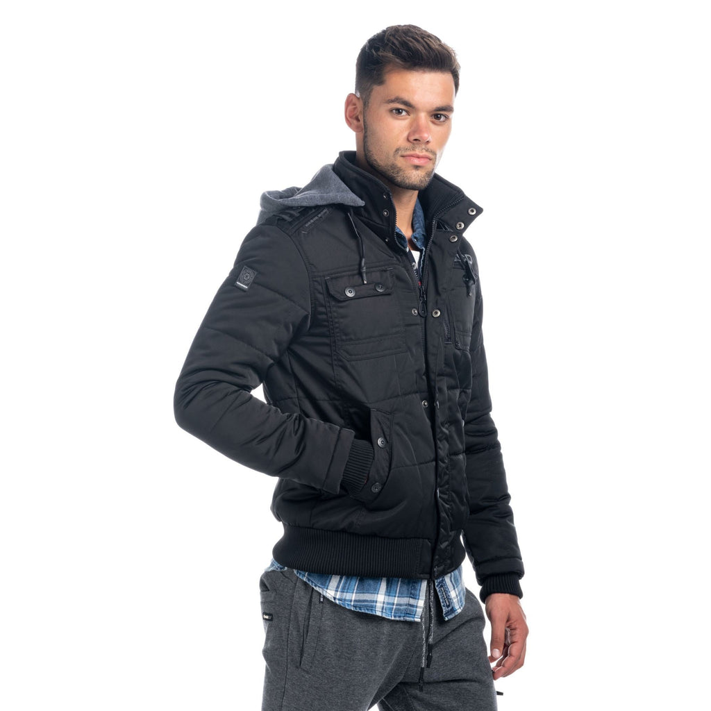 Chaqueta Acolchada Hombre con Capucha – Koroshi 1821JA11