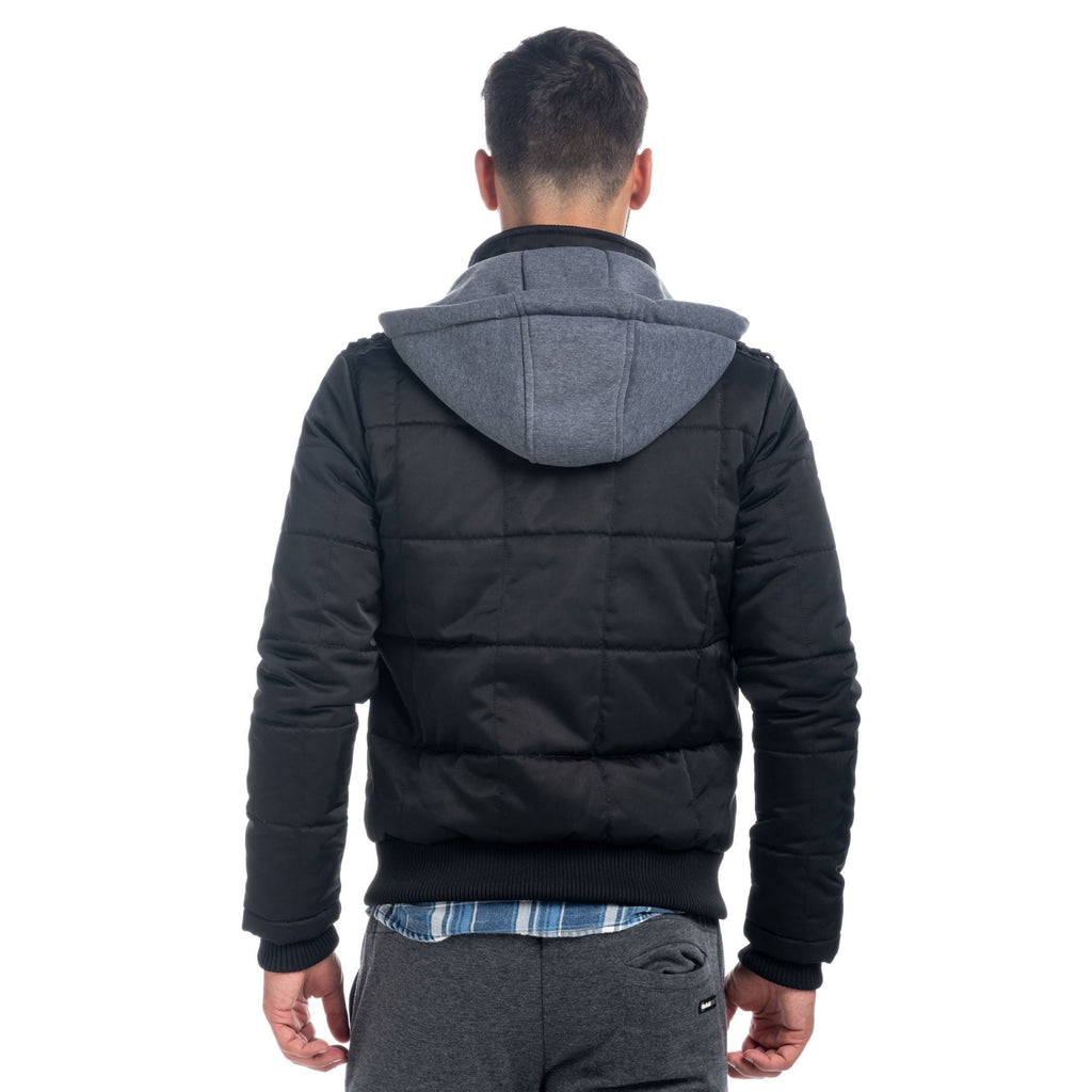 Chaqueta Acolchada Hombre con Capucha – Koroshi 1821JA11