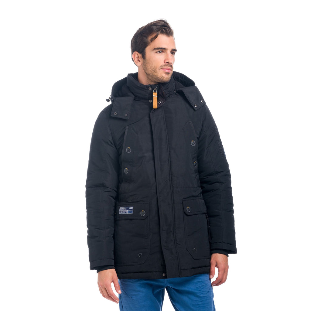 Parka Hombre con Capucha Desmontable – Koroshi 1821JA17