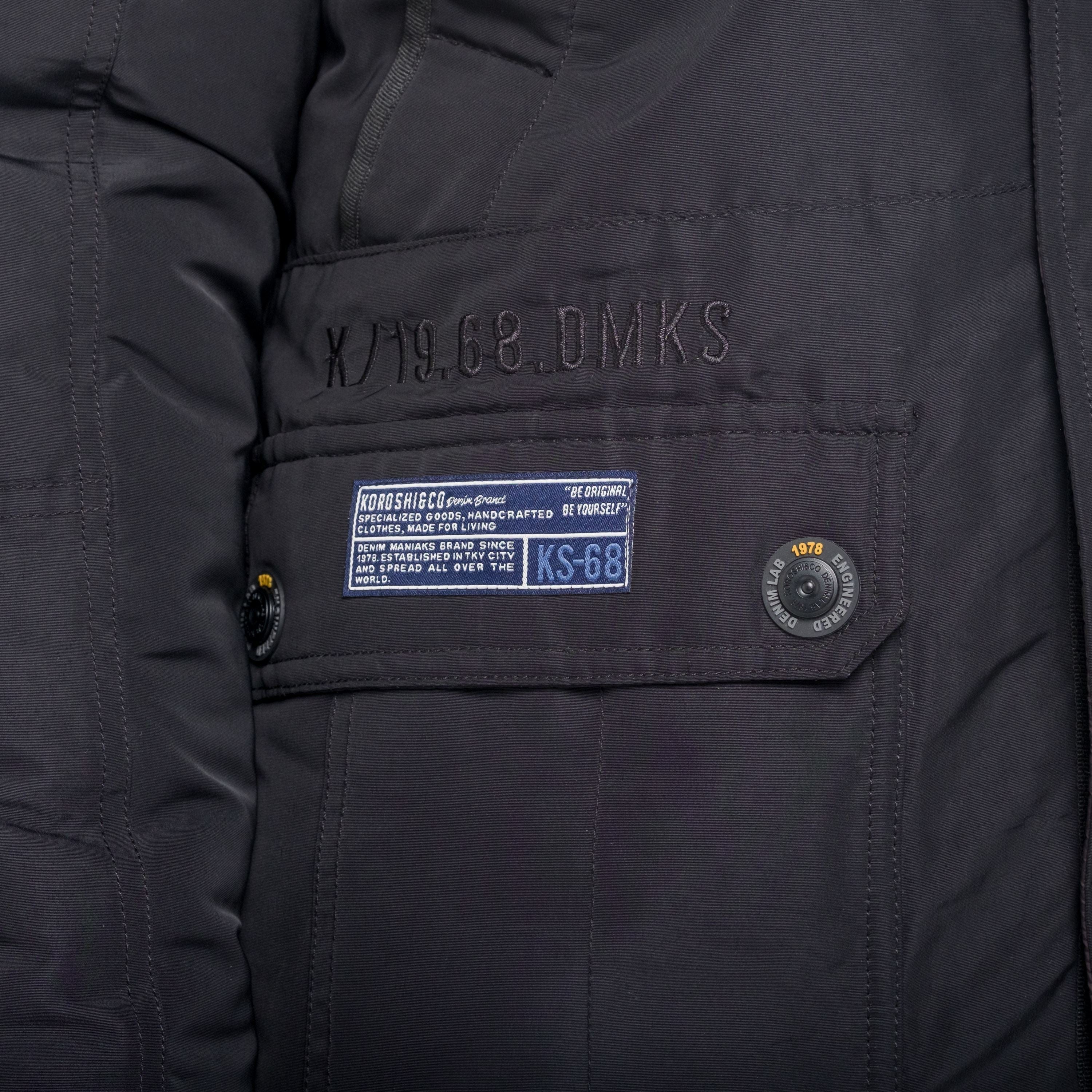 Parka Hombre con Capucha Desmontable – Koroshi 1821JA17