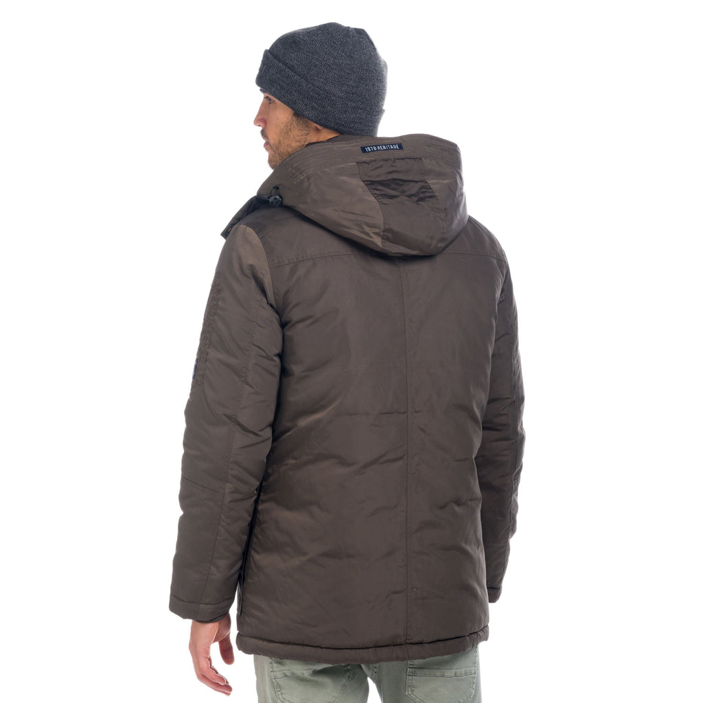 Parka Hombre con Capucha Desmontable – Koroshi 1821JA17