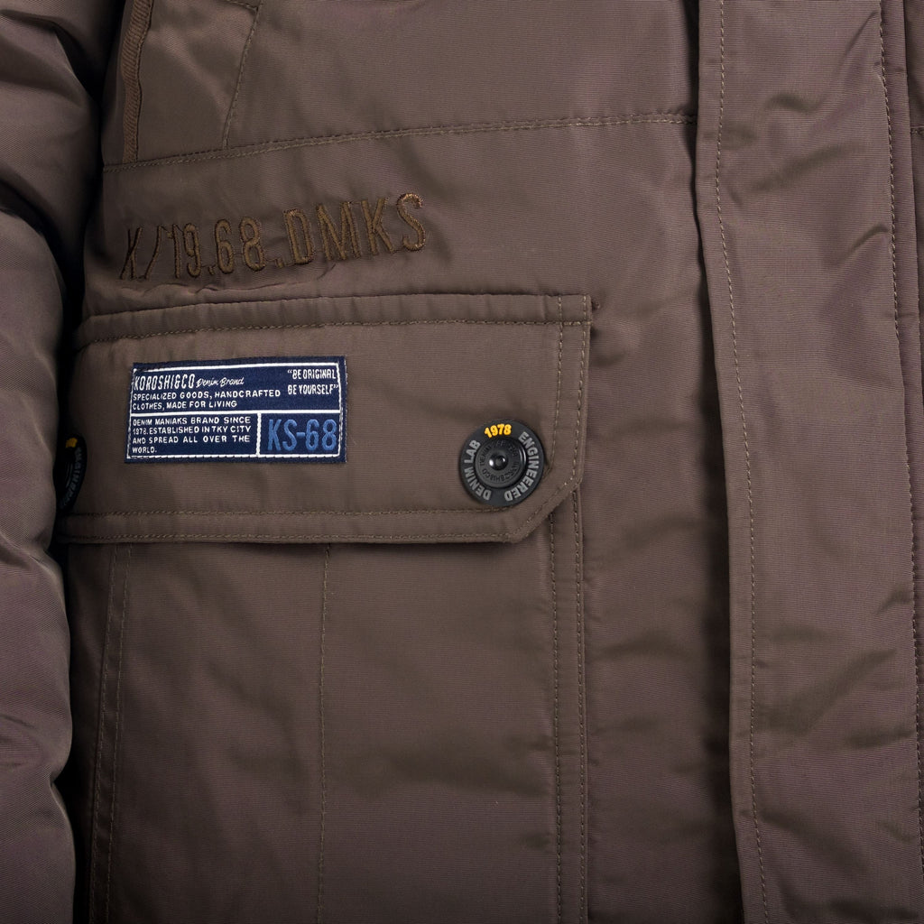 Parka Hombre con Capucha Desmontable – Koroshi 1821JA17