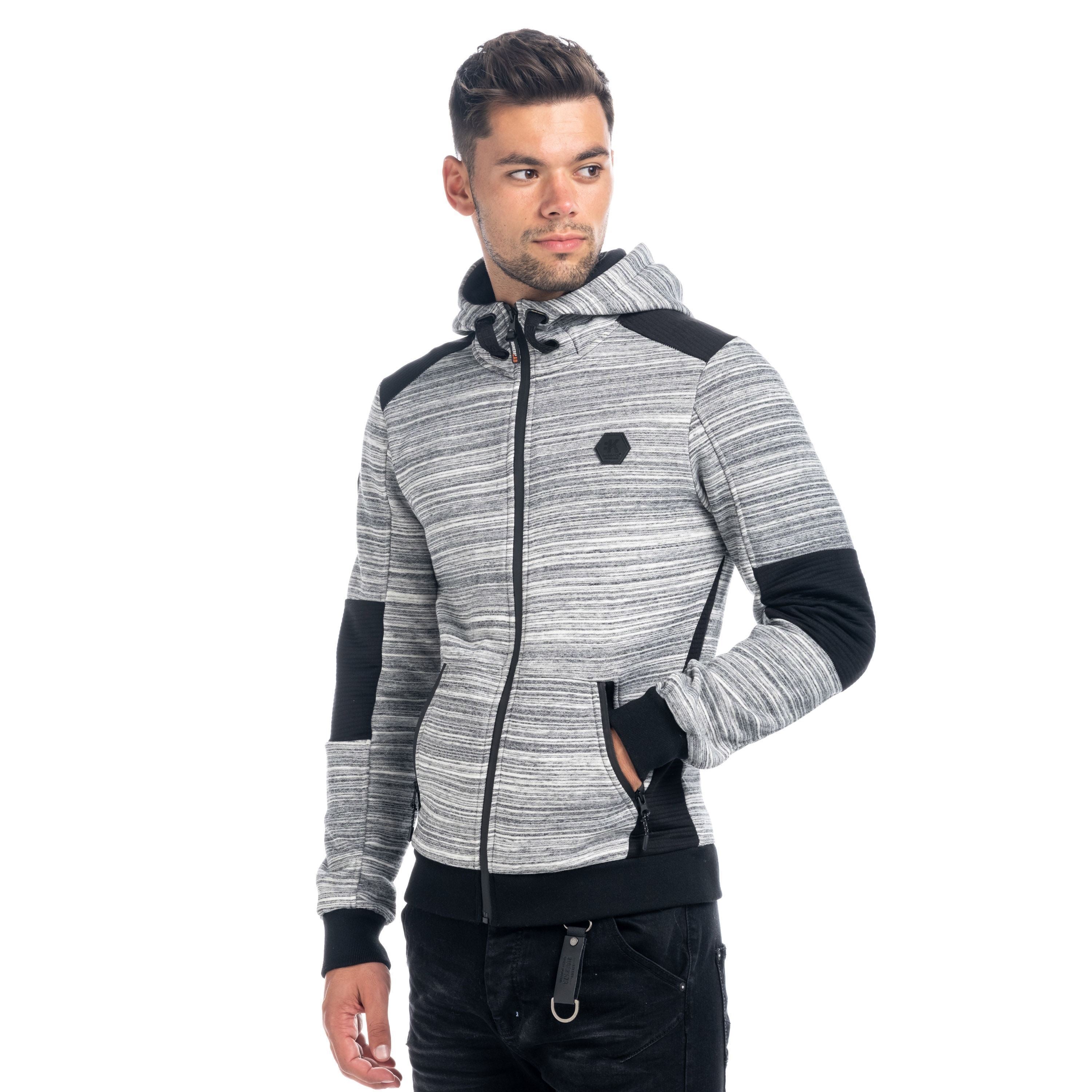 Chaqueta Sudadera Felpa Hombre con Capucha – Koroshi 1821JA54