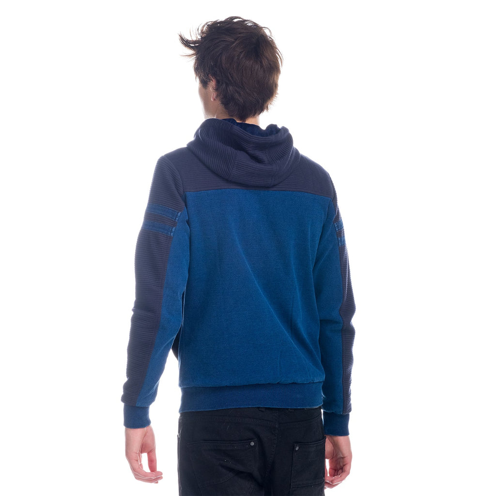 Chaqueta Hombre Combinada Denim con Capucha – Koroshi 1821JA69