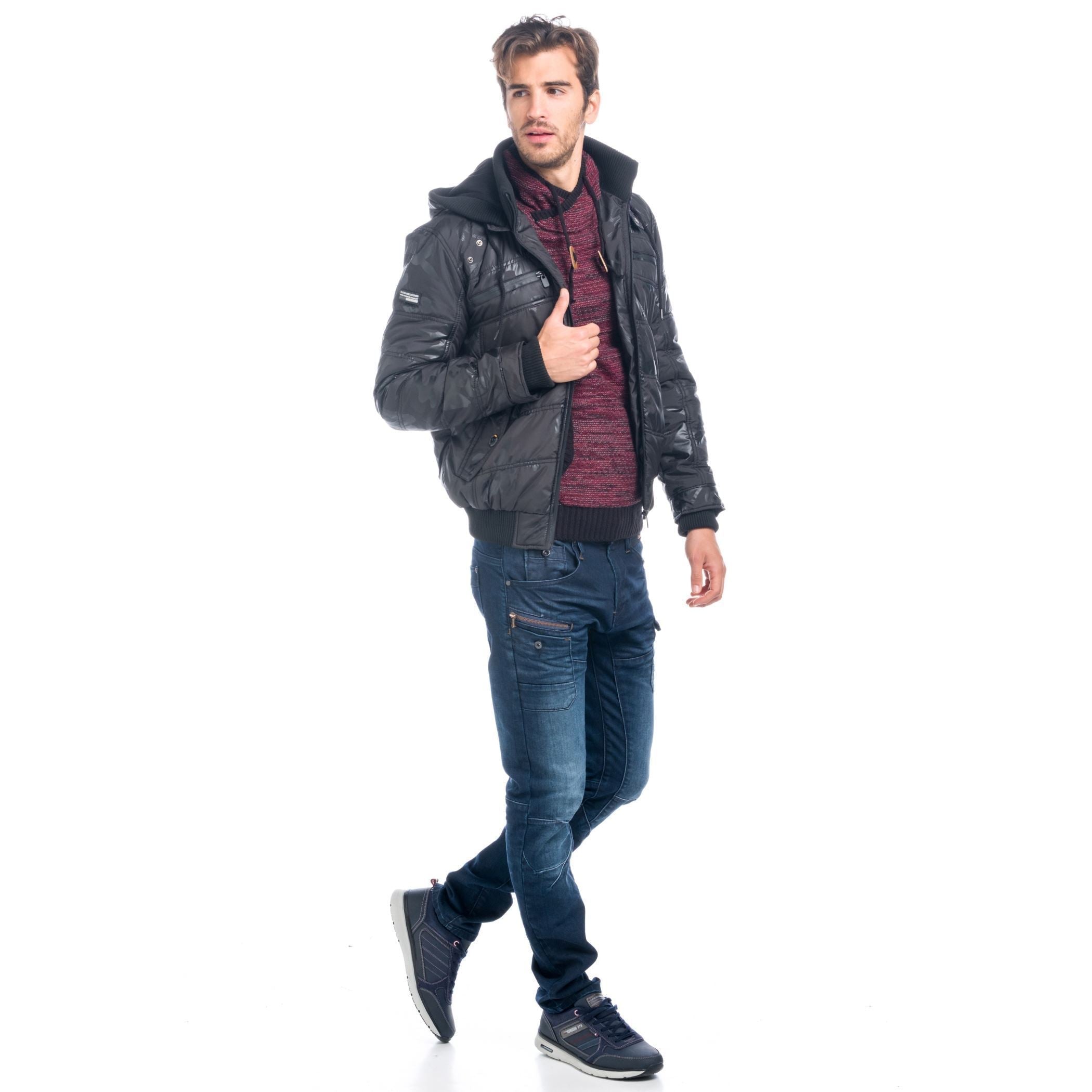 Cazadora Sport Hombre con Capucha – Koroshi 1821JA77