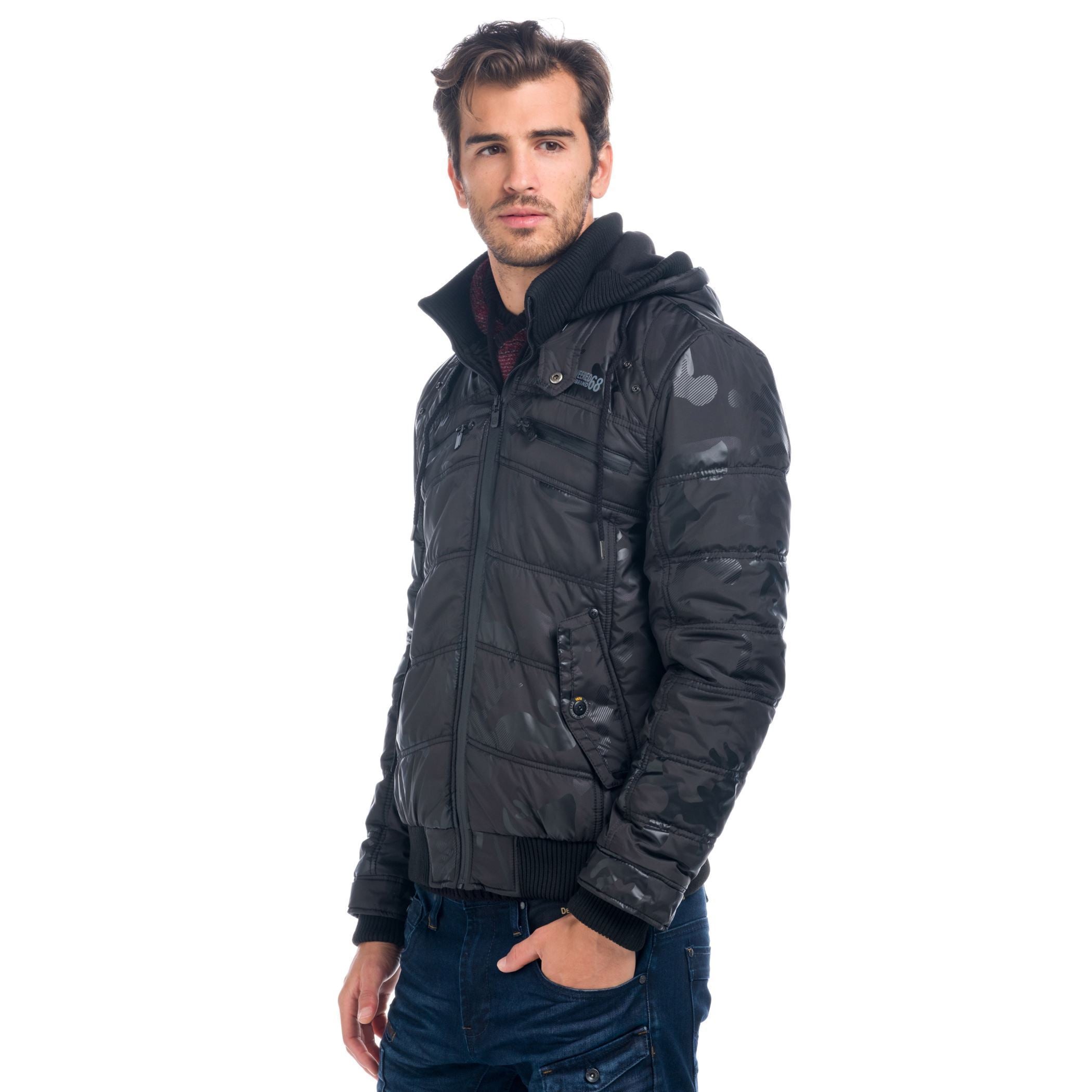 Cazadora Sport Hombre con Capucha – Koroshi 1821JA77