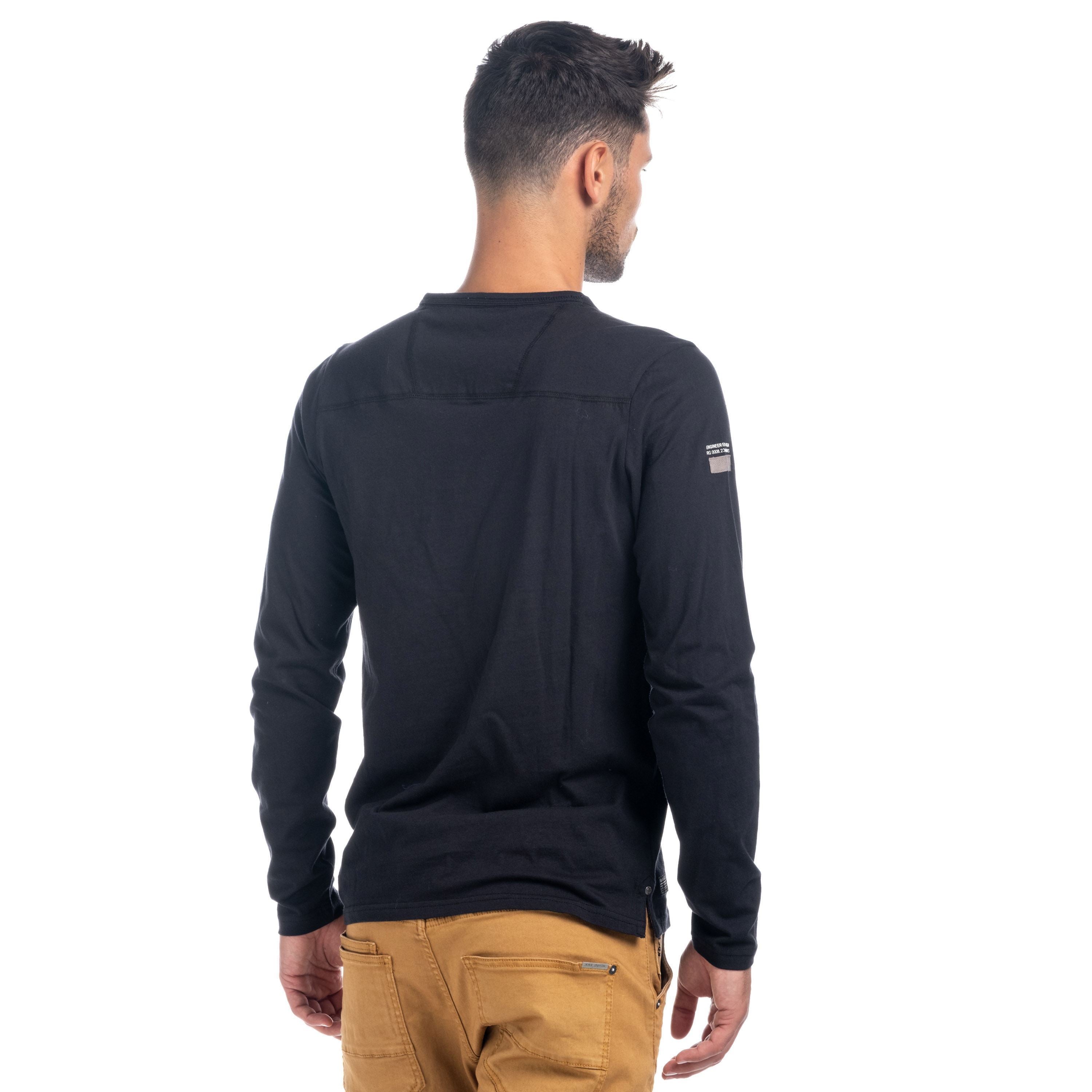 Camiseta Manga Larga Hombre con Bolsillo – Koroshi 1821ML07