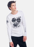 Camiseta Manga Larga Hombre con Estampado Gráfico – Koroshi 1821ML10