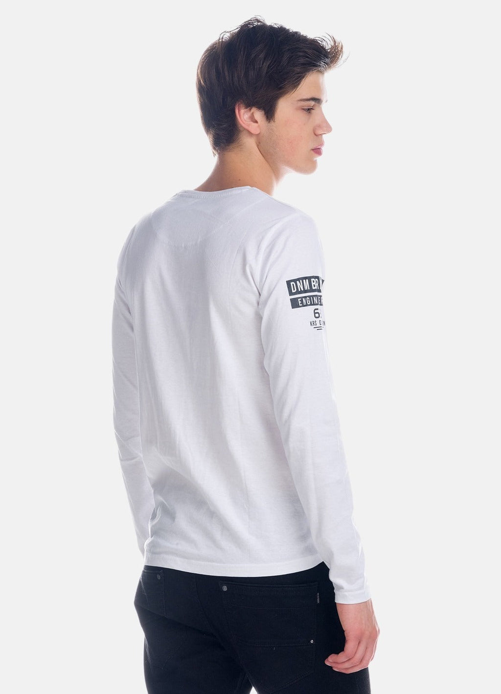 Camiseta Manga Larga Hombre con Estampado Gráfico – Koroshi 1821ML10
