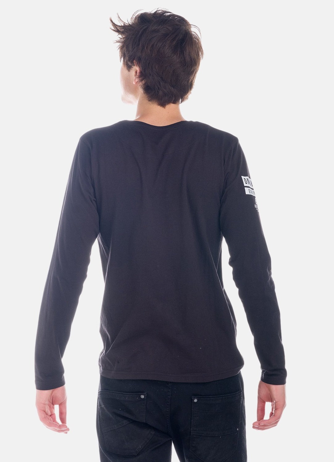 Camiseta Manga Larga Hombre con Estampado Gráfico – Koroshi 1821ML10