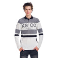 Polo Manga Larga Hombre Rayas y Letras – Koroshi 1821PL01