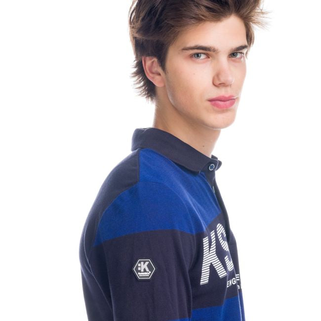 Polo Manga Larga Hombre Rayas y Letras – Koroshi 1821PL01