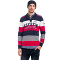 Polo Manga Larga Hombre Rugby de Rayas con Letras – Koroshi 1821PL03