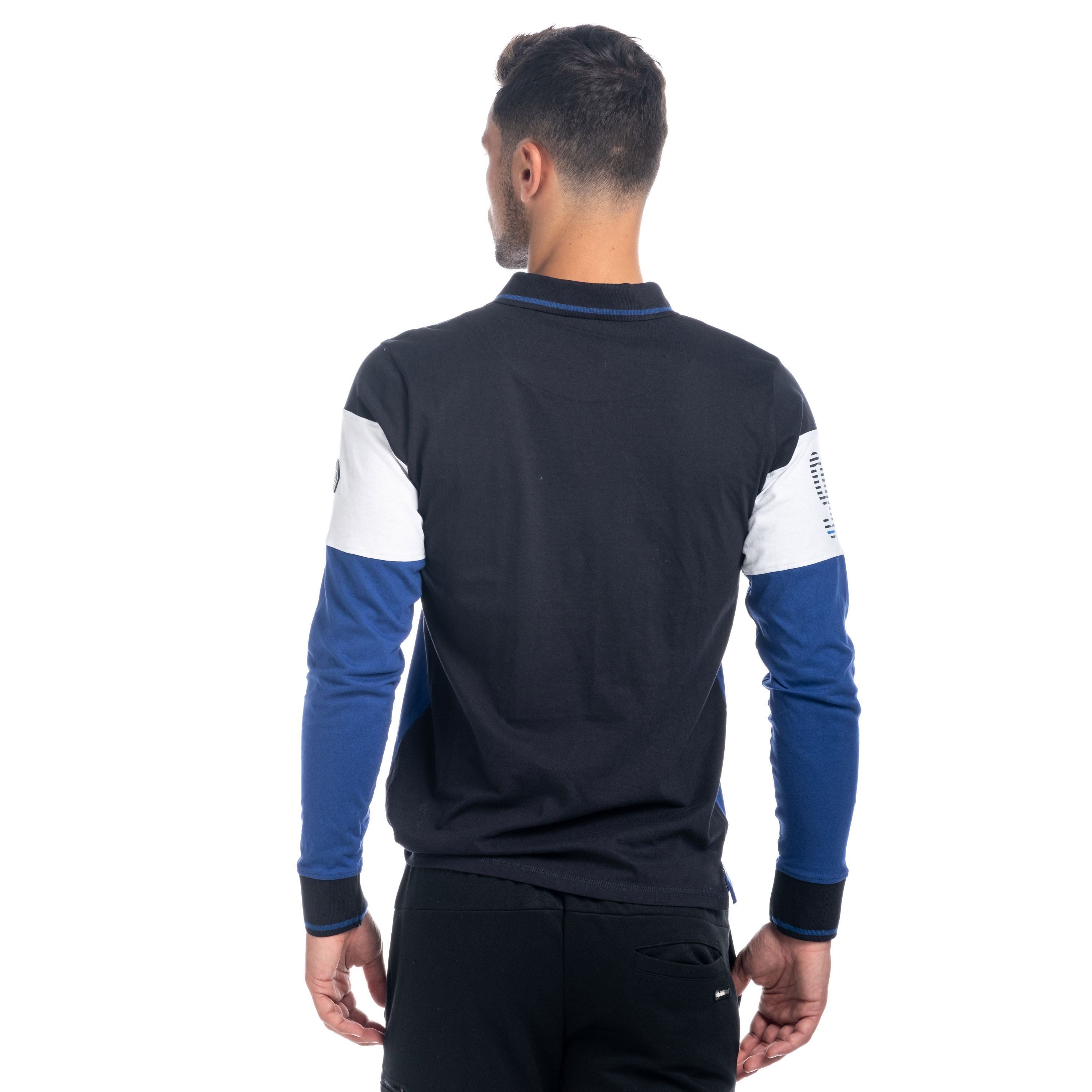 Polo Manga Larga Hombre Colour Block Engineered – Koroshi 1821PL06