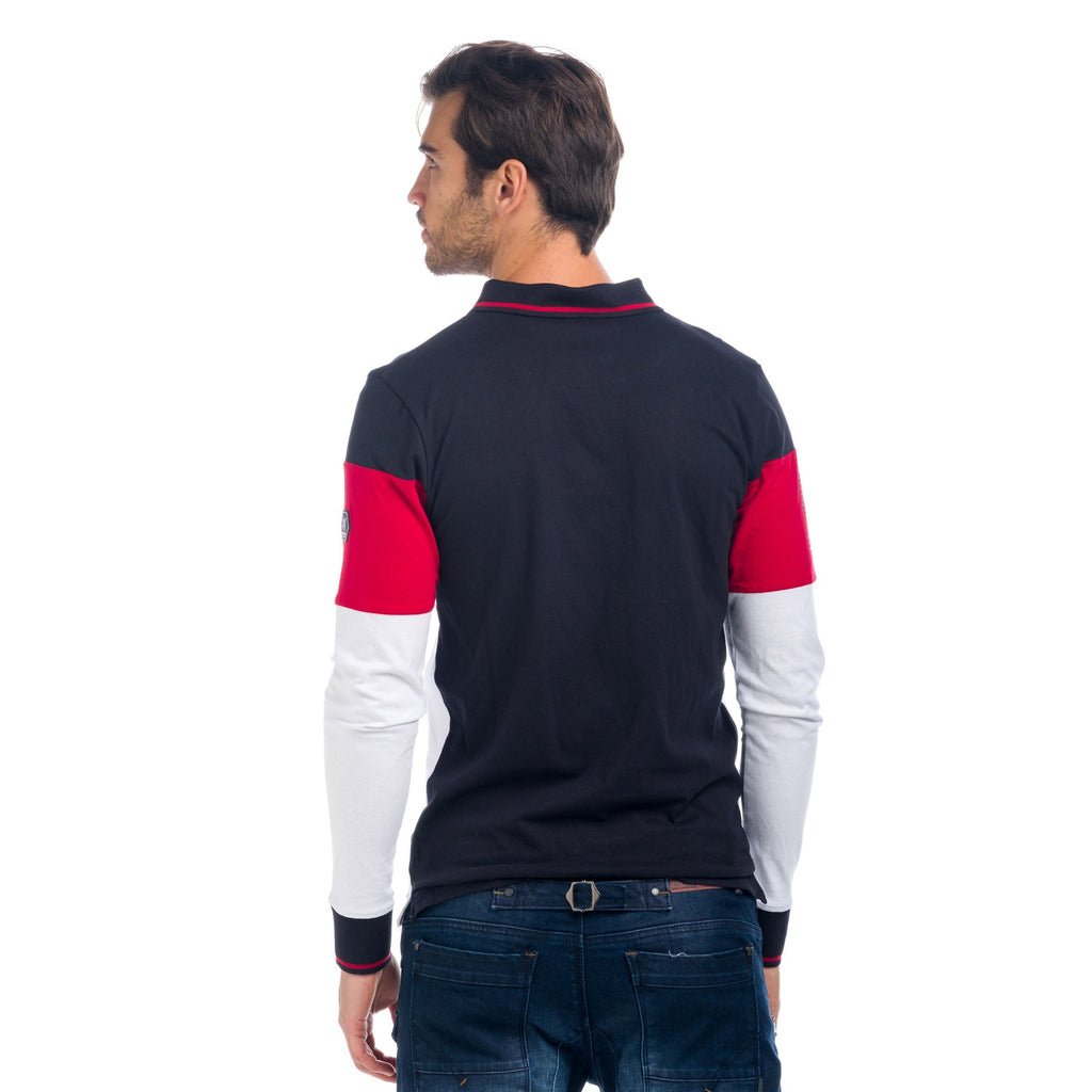 Polo Manga Larga Hombre Colour Block Engineered – Koroshi 1821PL06