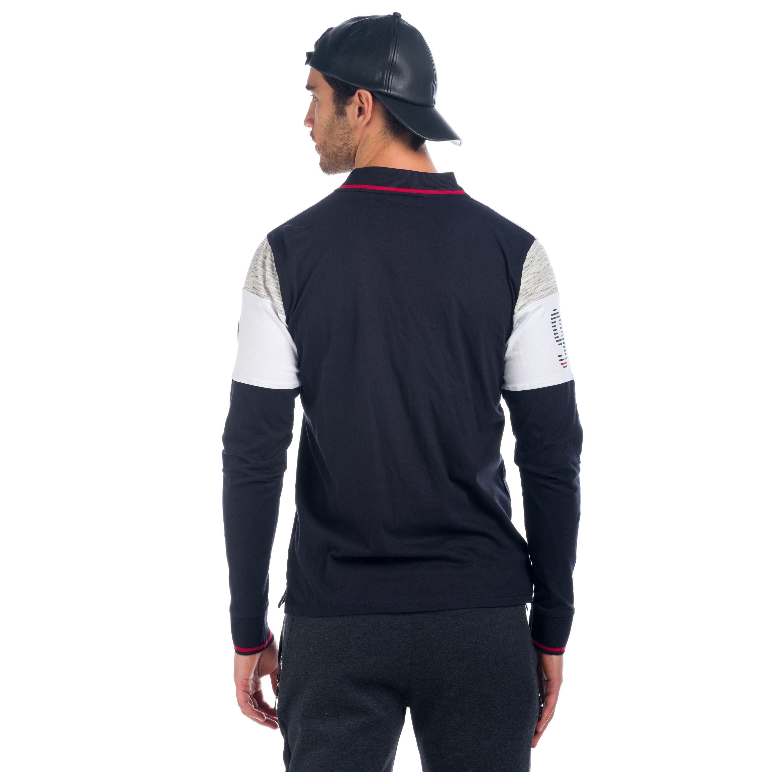 Polo Manga Larga Hombre Colour Block Engineered – Koroshi 1821PL06