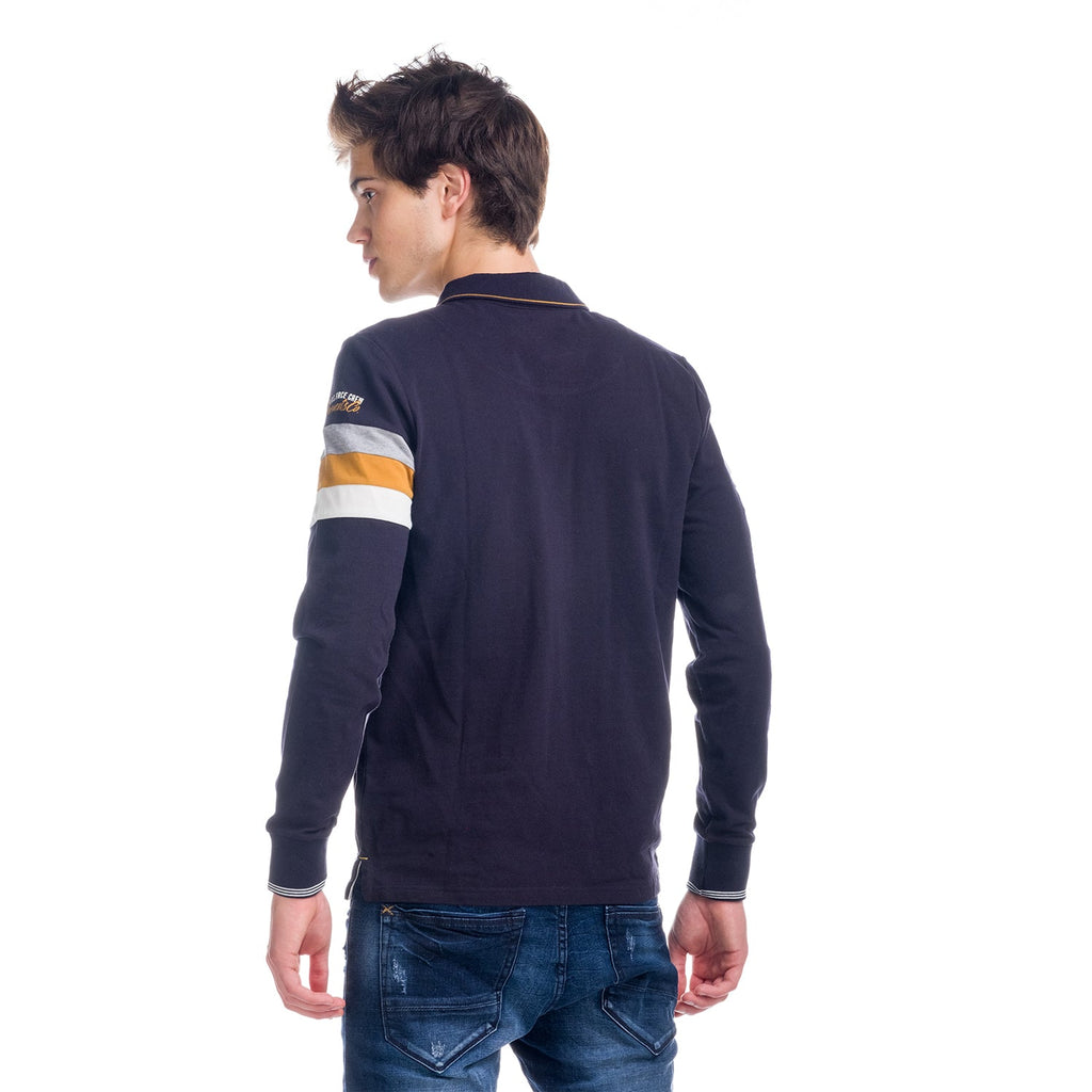 Polo Manga Larga Hombre Estampado Heritage – Koroshi 1821PL08