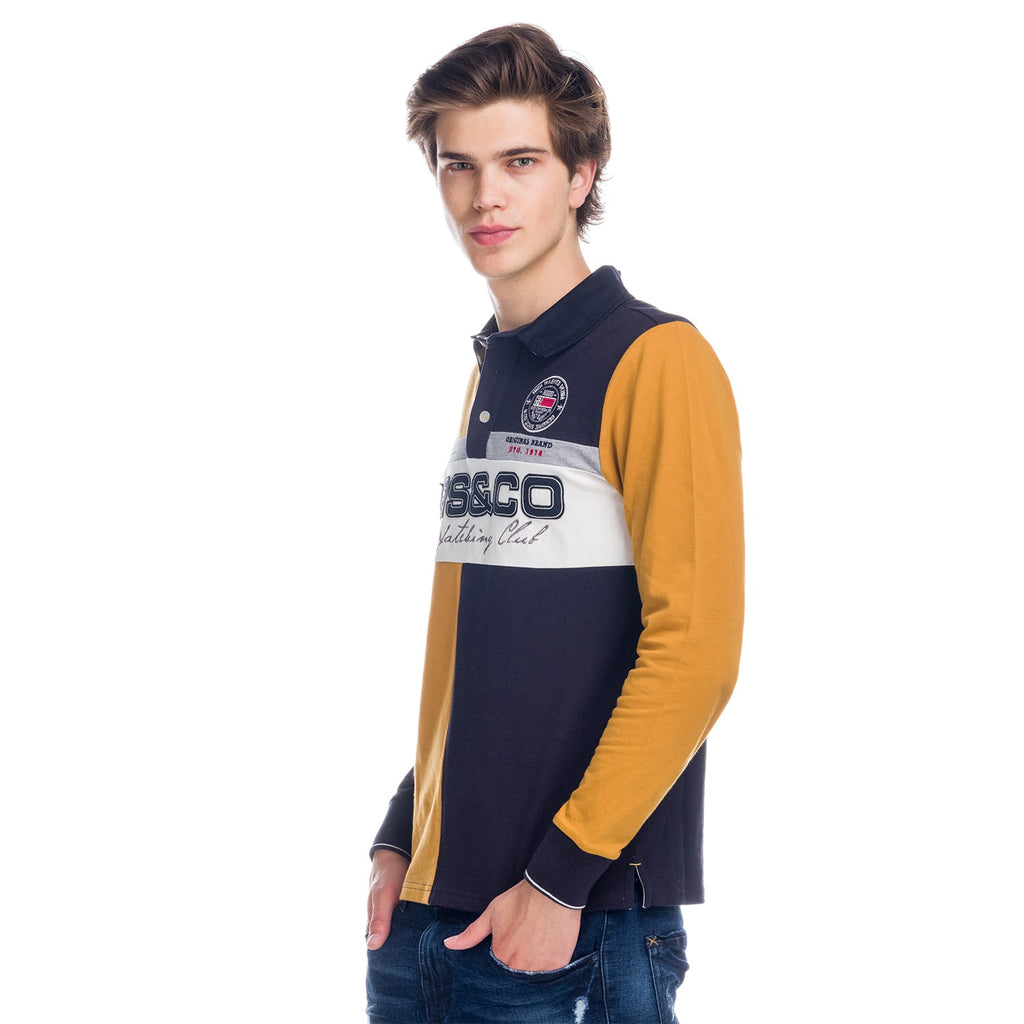 Polo Manga Larga Hombre Bordado – Koroshi 1821PL10