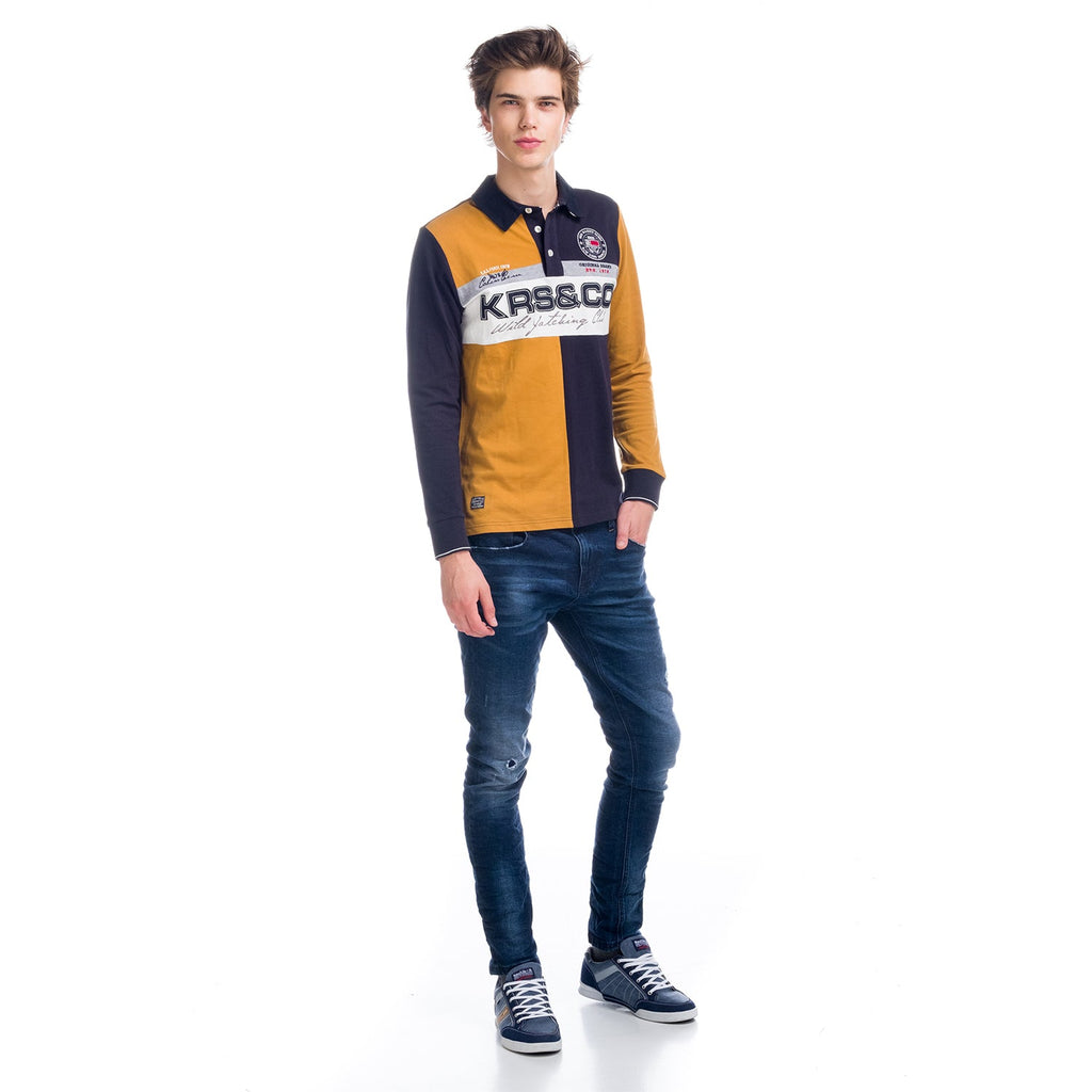Polo Manga Larga Hombre Bordado – Koroshi 1821PL10
