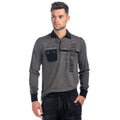 Polo Manga Larga Hombre Lavado con Bolsillo – Koroshi 1821PL11