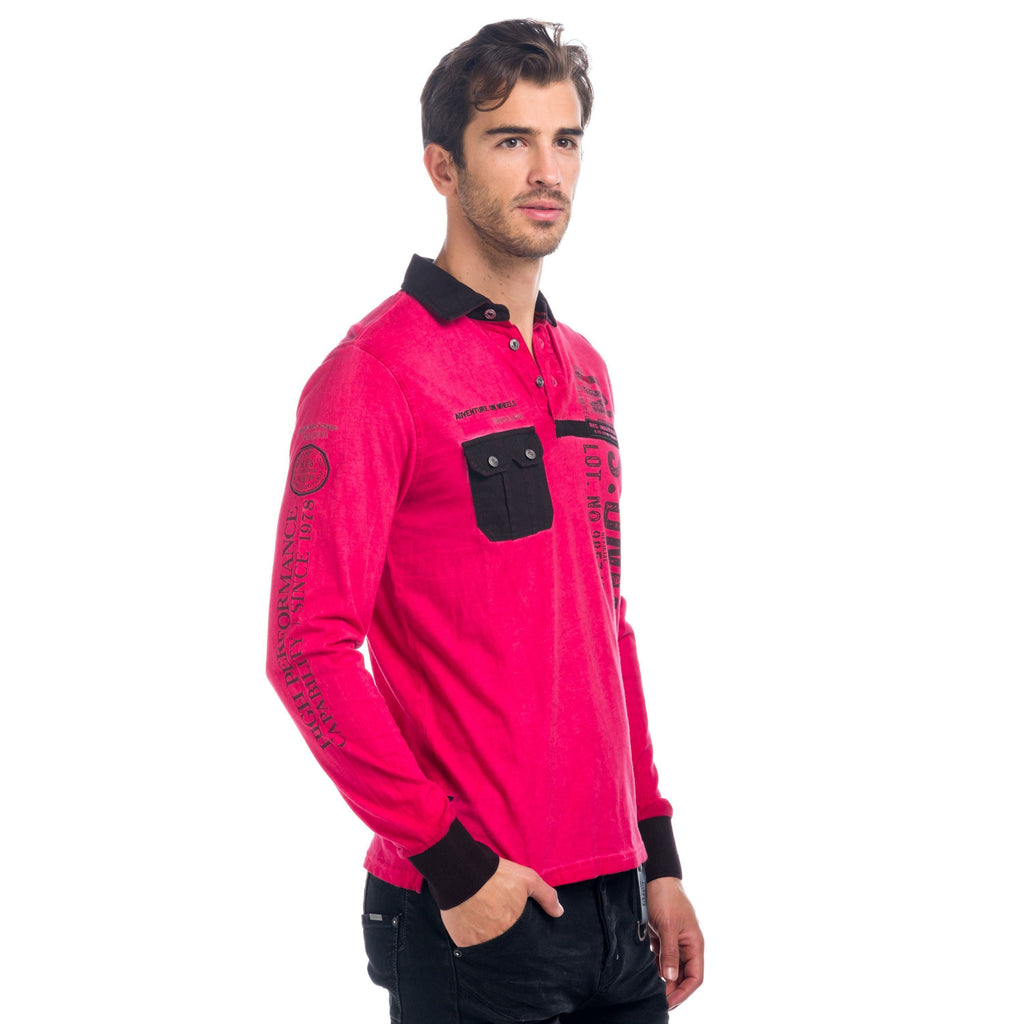 Polo Manga Larga Hombre Lavado con Bolsillo – Koroshi 1821PL11
