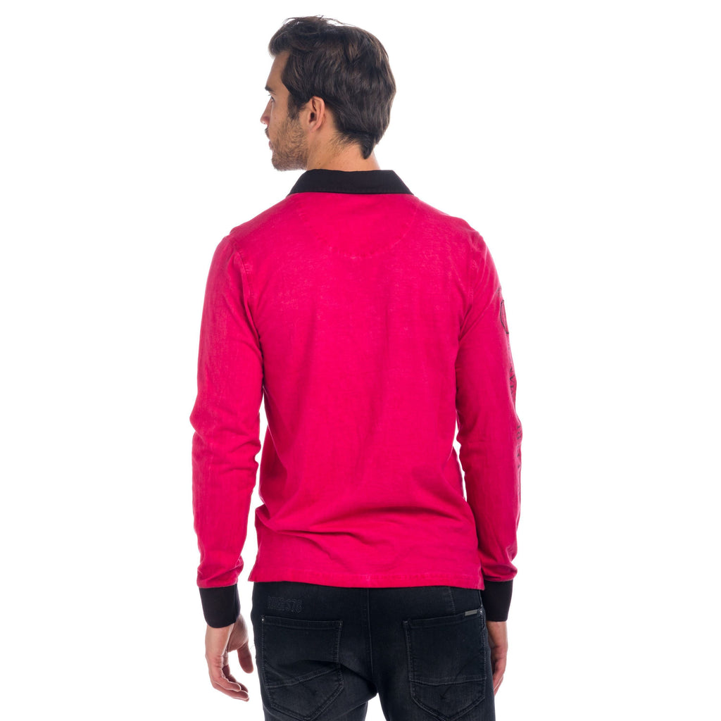 Polo Manga Larga Hombre Lavado con Bolsillo – Koroshi 1821PL11
